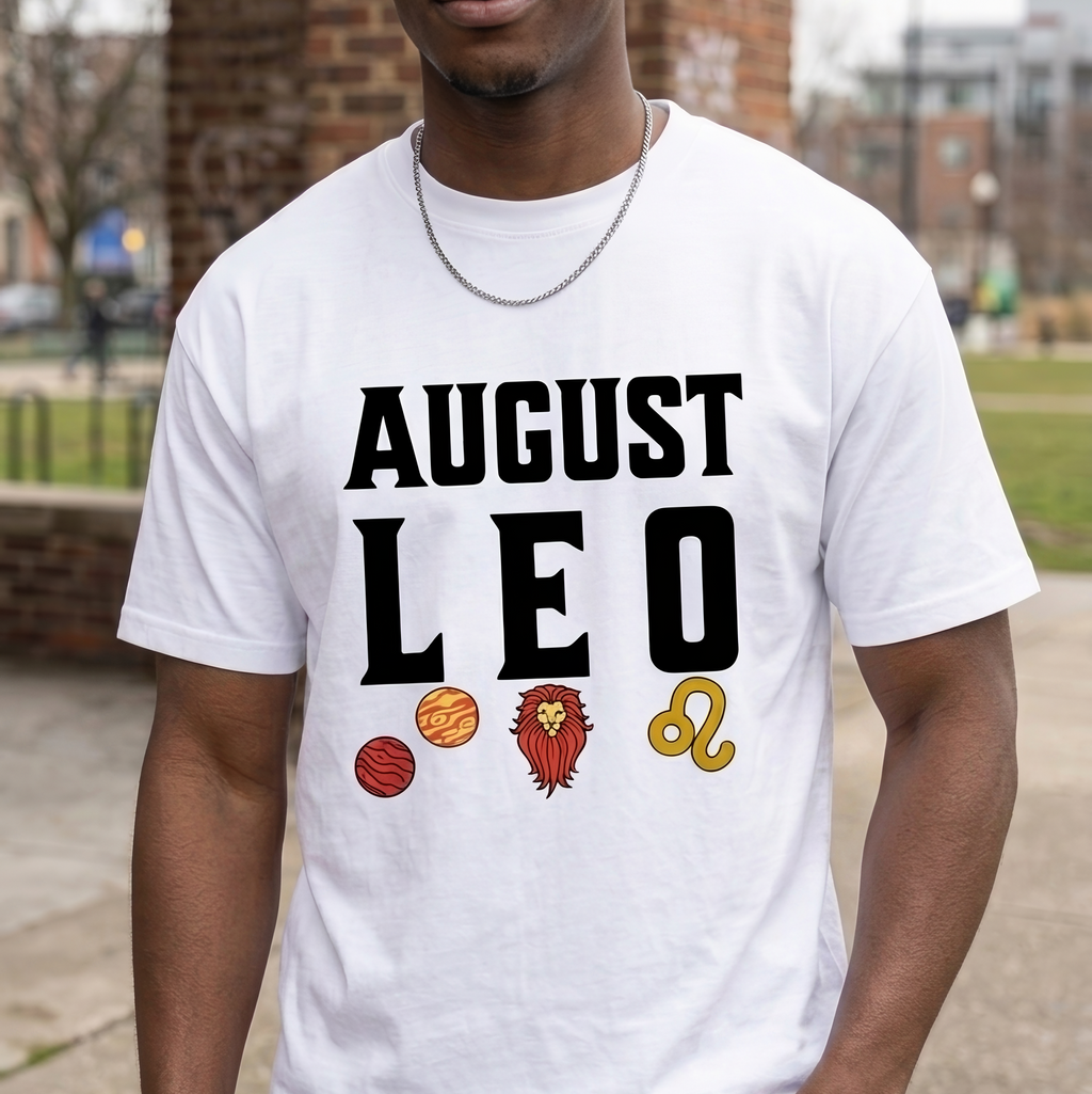August Leo Streetwear Shirt White