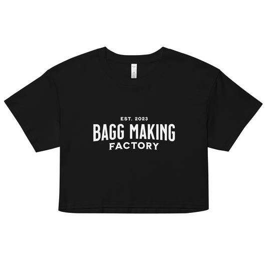 Women’s Original Bagg logo crop top Black